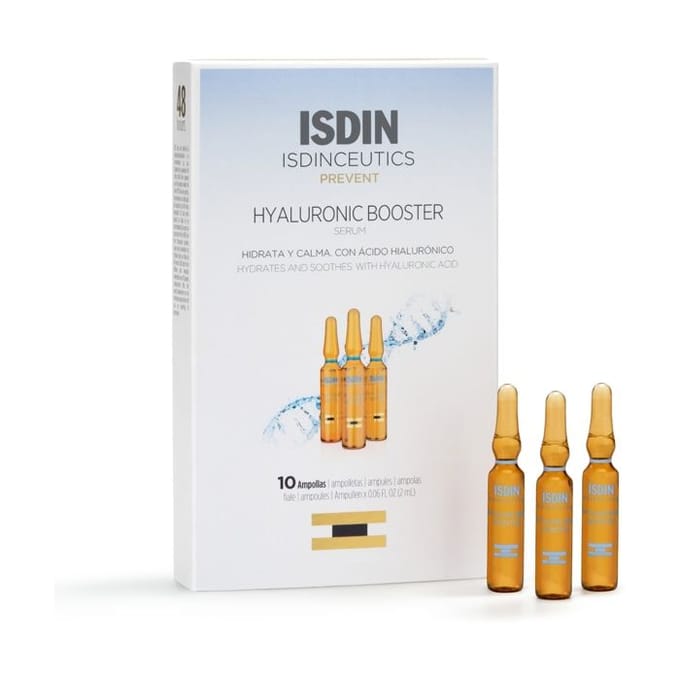 Ampullen Isdin Isdinceutics Hydraterend Gelaatsbehandeling (10 x 2 ml)
