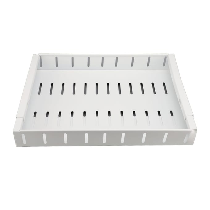 Organiseur de placard extensible et adhésif pour placard de garde-manger Blanc