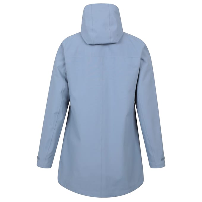 Mountain Warehouse Dames April Longline Waterdichte Jas (Blauw)
