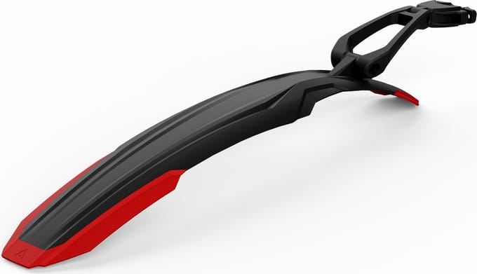 ACID Spatbord VANE PURE REAR 27.5 INCH Zwart/Rood