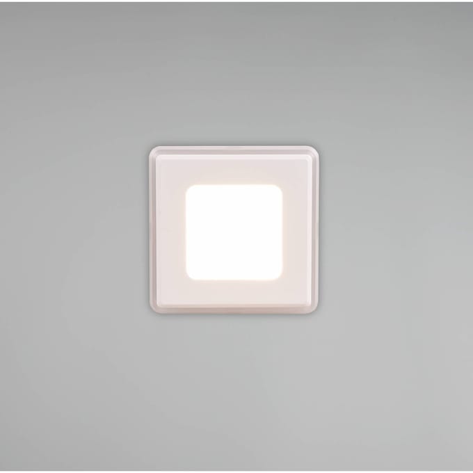 Trio Lighting LED inbouwlamp Nimbus IP44 8,5x8,5cm 830 wit