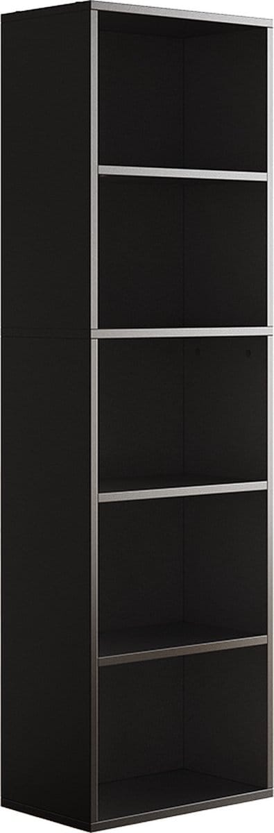 Vicco Bob Boekenrek – 40 x 132 cm met 5 compartimenten Zwart