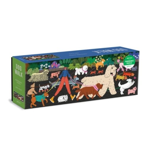 Dog Walk 1000 Piece Panoramic Puzzle - Galison