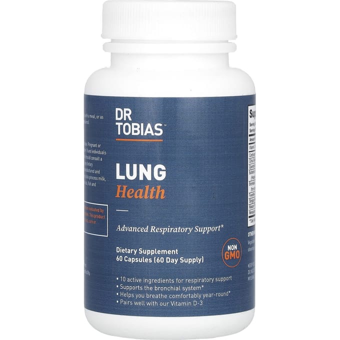 Dr. Tobias, Santé pulmonaire, 60 gélules