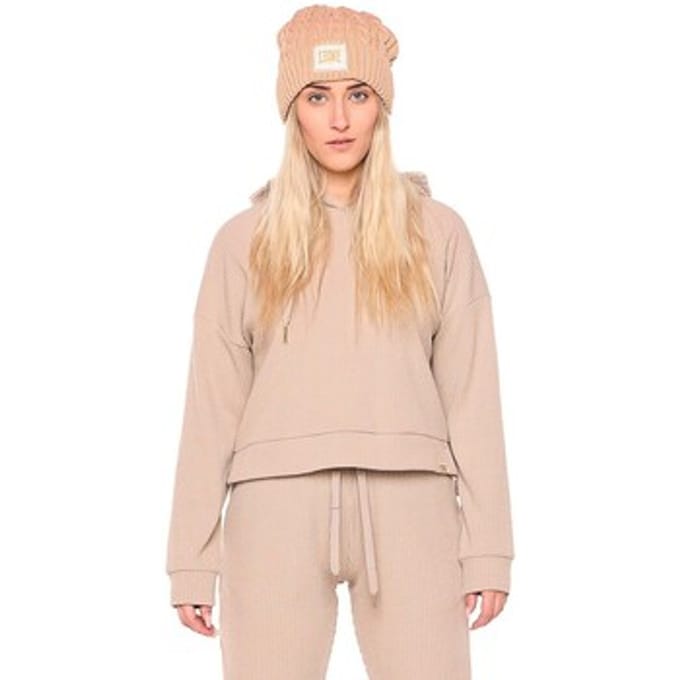 Capuchon sweaters Leone 1947 Woman Rib Hoody Relaxed