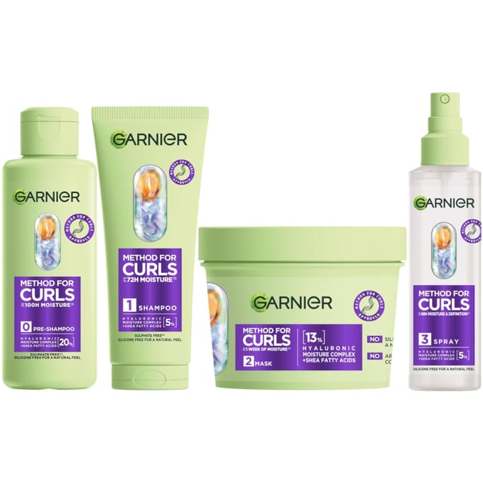 Garnier Method For Curls 72h Moisture Shampoo - 200 ml