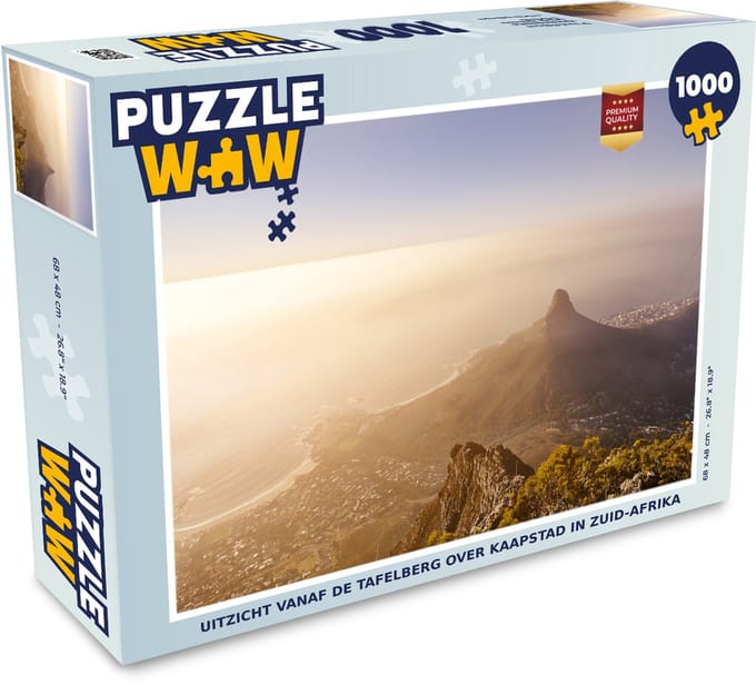 Puzzel Zuid afrika - Berg - Kaapstad - Legpuzzel - Puzzel 1000 stukjes volwassenen