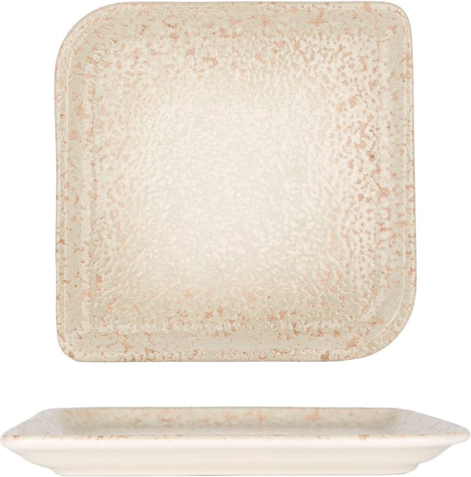 By Bone Serveerschaal - Natura - Porselein - 19x19 cm - set van 2