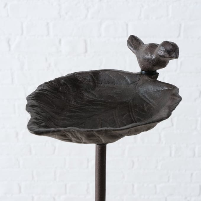 Boltze - Bird Bowl - Vogel drinkbak - Waterschaal - Vogelbad - Gietijzer - Vogels - 20x14cm