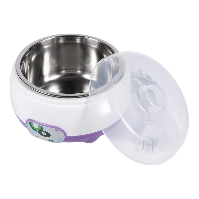 1L Automatische roestvrijstalen yoghurtmaker voor thuis, doe-het-zelf yoghurtcontainer, paars L white