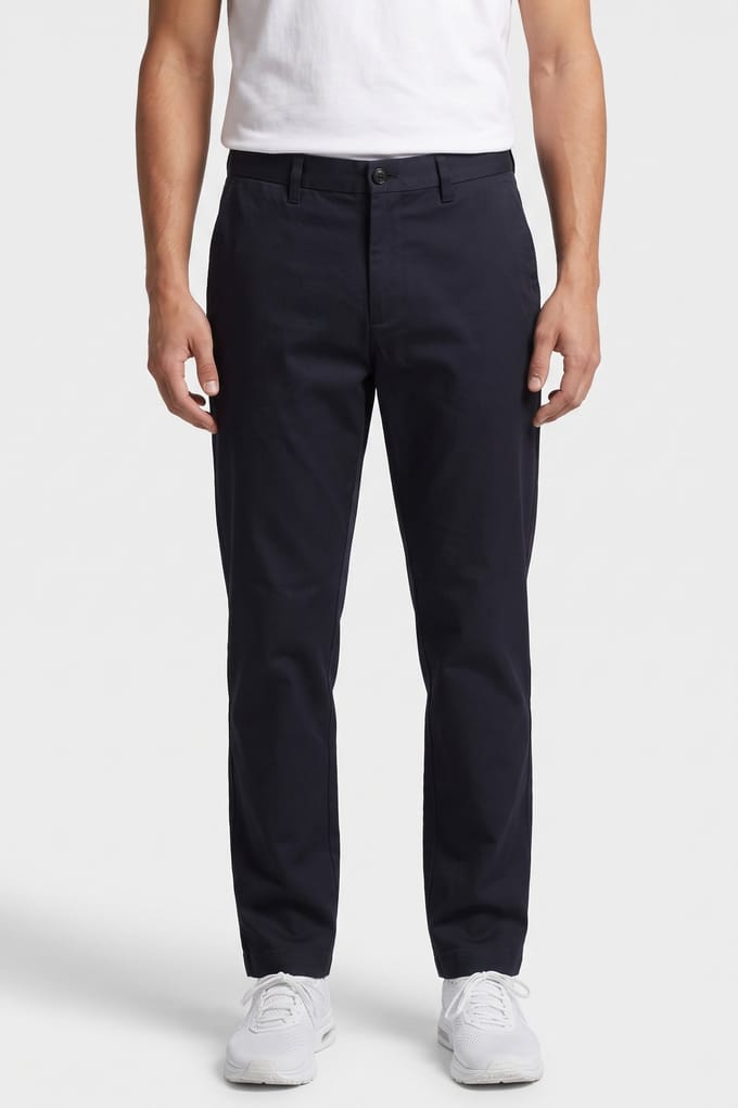 ARKET Eindhoven Cotton Press Blue Größe: 52 Short | Chinos Outlet | Herren | Blau