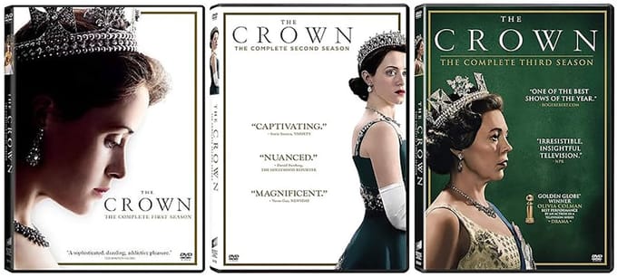 The Crown bundel box seizoen 1+2 en seizoen 3
