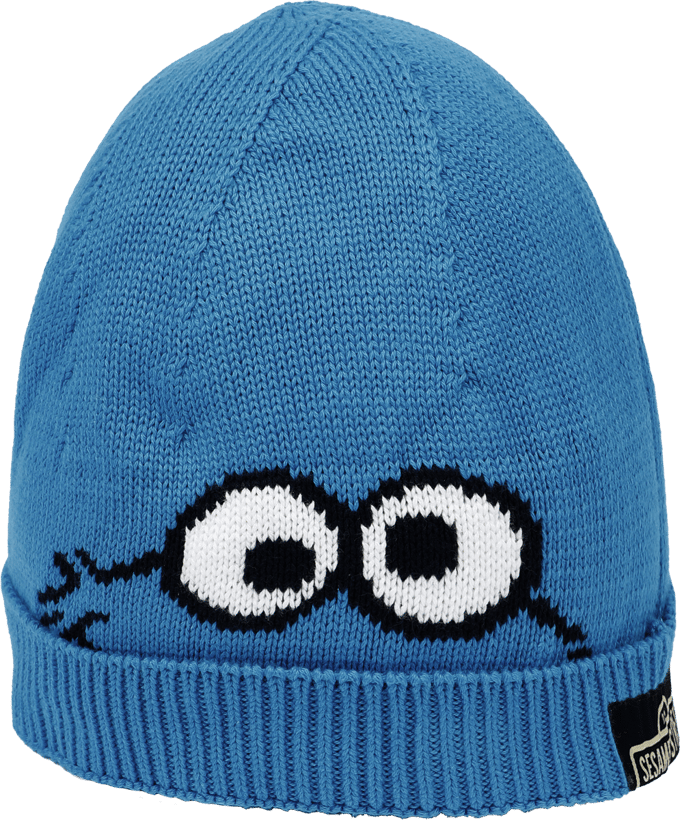 Sesame Street Cookie Monster Unisex Beanie - blauw - Standard