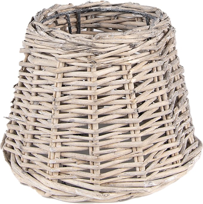 Clayre & Eef Lampenkap Ø 20x15 cm Bruin Rotan