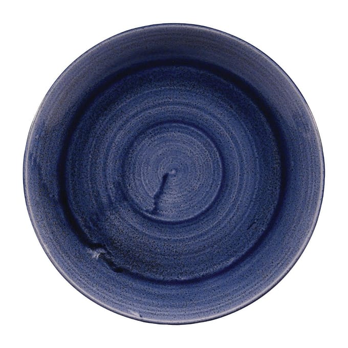 Churchill Stonecast Patina Cobalt Blue Evolve Coupe Bord 26cm (12 stuks)