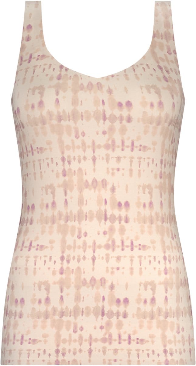 Ten Cate Secrets singlet 2-way powder blush batik voor Dames | Maat S