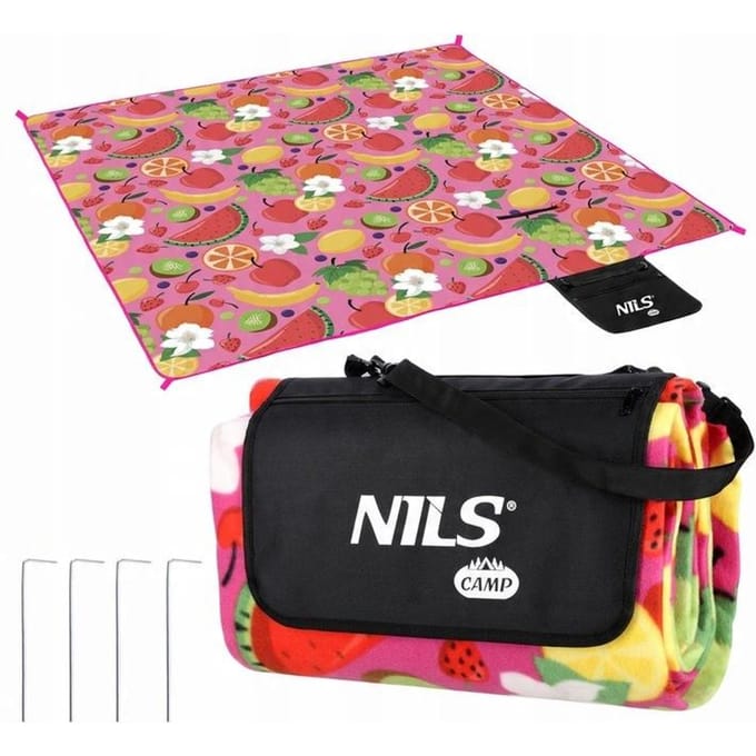 NILS CAMP NC2223 - Picknickkleed - 200x200 cm - Waterdicht - Lichtgewicht