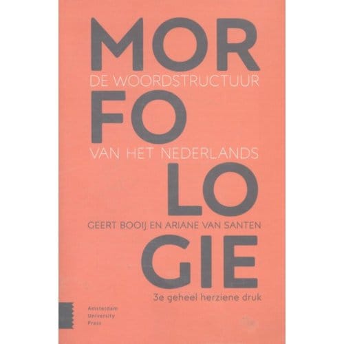 Morfologie - Geert Booij