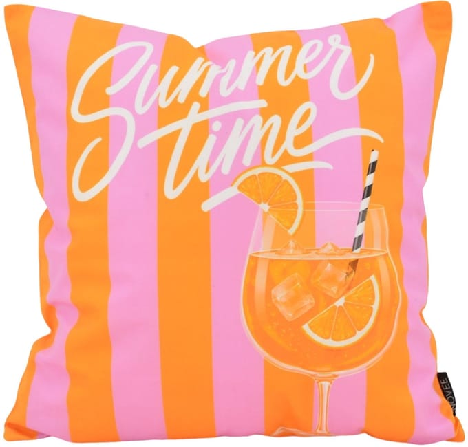 Summer Time Kussenhoes | 45x45 cm | Katoen/Polyester