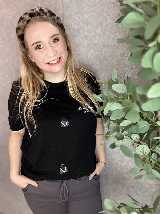 ONLY CARMAKOMA - CARKITA LIFE SS JEANS TEE JRS - Dames - T-shirts