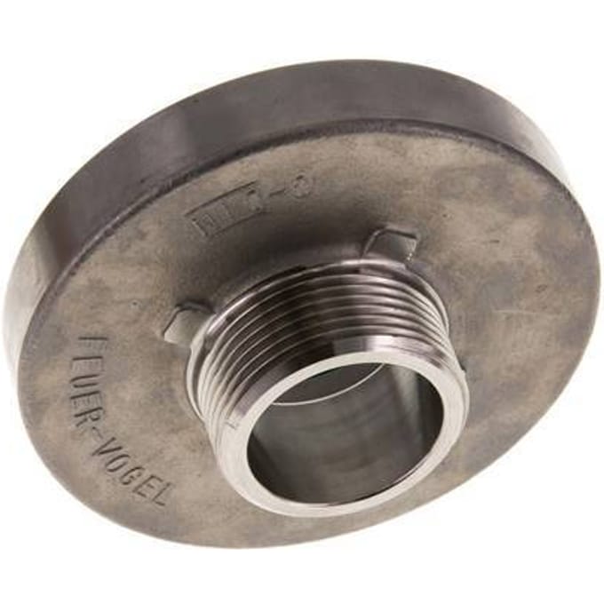 52-C (66 mm) RVS Storz-koppeling G 1 1/4'' Buitendraad