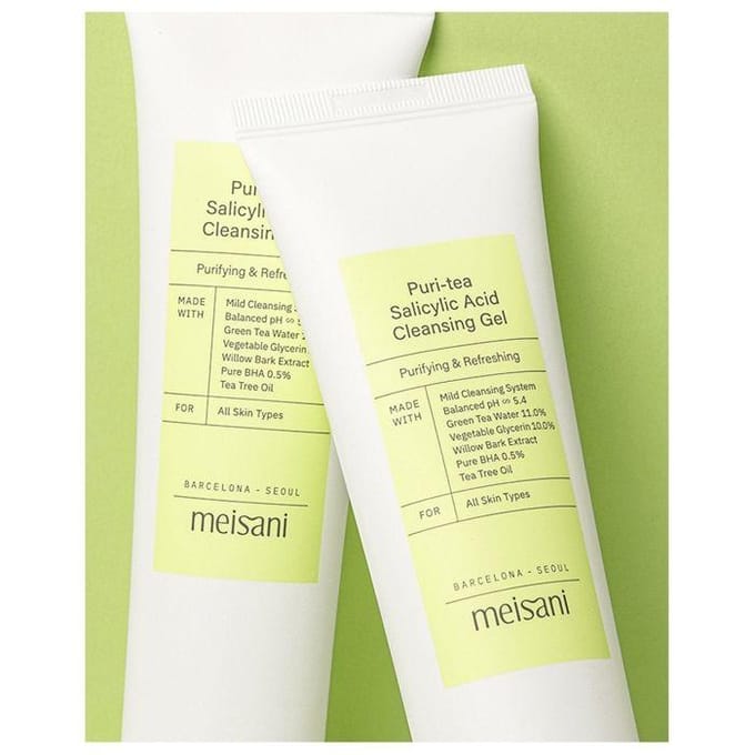 Meisani Puri-tea Gel Nettoyant à l'Acide Salicylique 150 ml