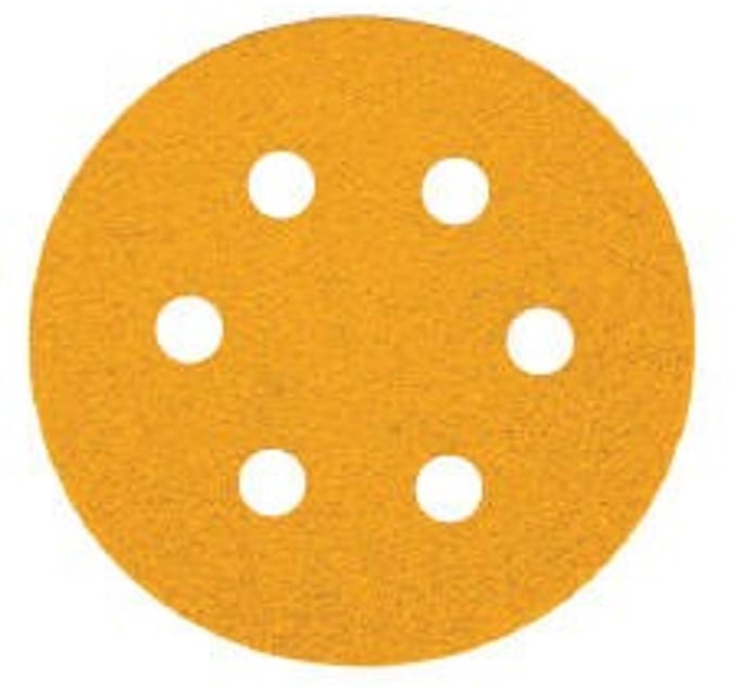 MIRKA Gold Schuurschijven 77mm met 6 gaten / 50 stuks - P120