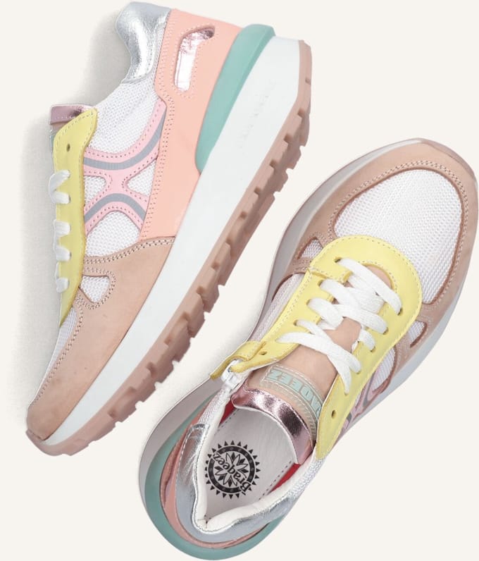 Braqeez Vita Vienna Lage sneakers - Leren Sneaker - Meisjes - Wit - Maat 38