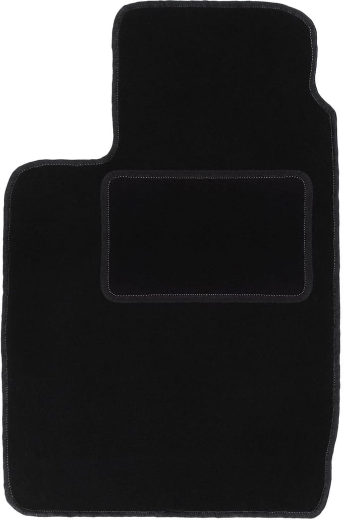Bestuurdersmat zwart voor: Renault Clio II hatchback (1998-2005)