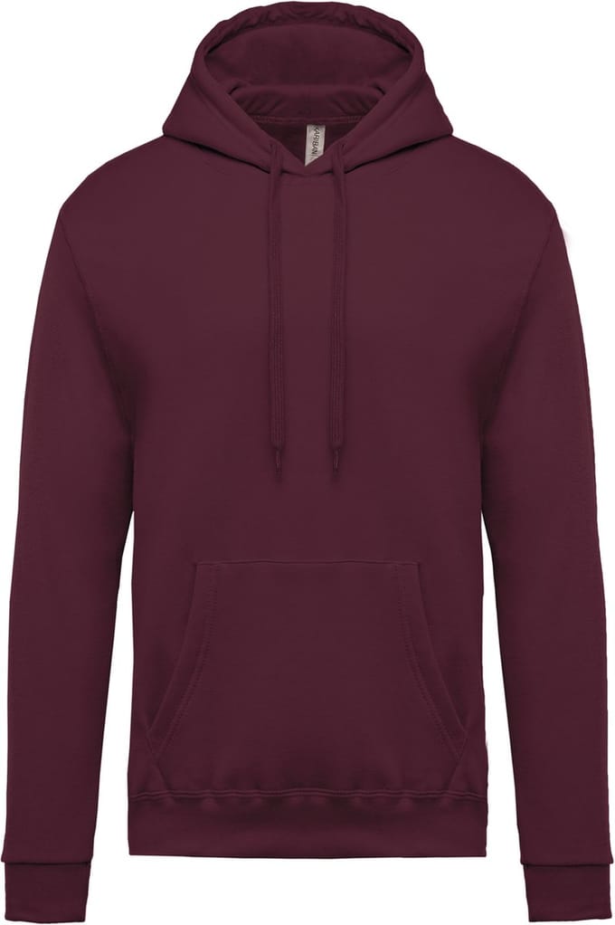 Kariban Herensweater met capuchon K476 - Wine - 3XL