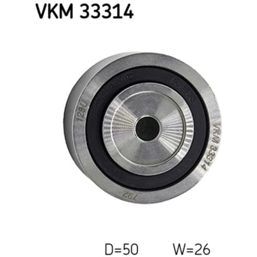Rondsel/geleiderpoelie, V-ribbelriem SKF VKM 33314