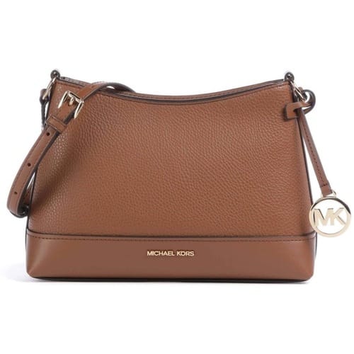 Michael Kors Andie Crossbodytas Kleine Dames - Leer - Cognac