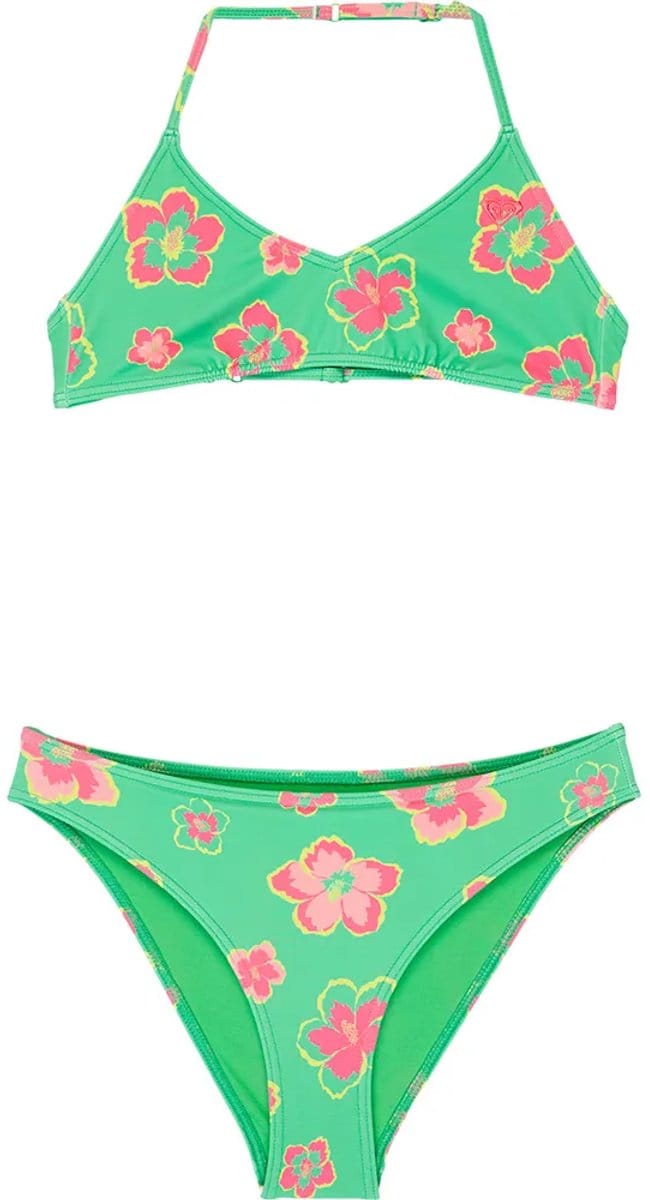 Roxy Tropicool Basic Tringle Bikini Groen 10 Years Meisje