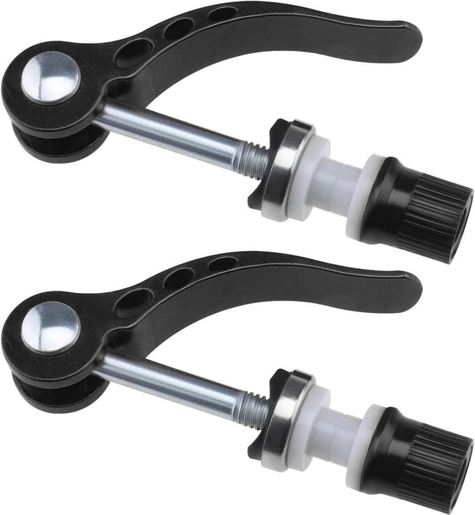 Fiets Snelsluiting Zadelpenklem M6 × 65 mm - 2 Stuks