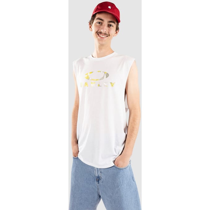 Oakley Bark Sun Tanktop wit