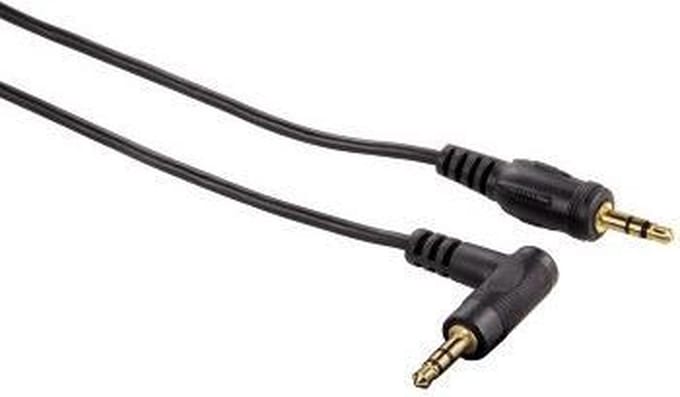 Hama Jack Cable, Plug - Plug, 3.5 mm, 0.75 m audio kabel 0,75 m 3.5mm Zwart