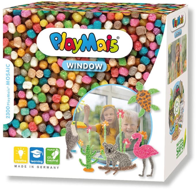 PlayMais - Window Mosaic - Animals 2300 pcs.
