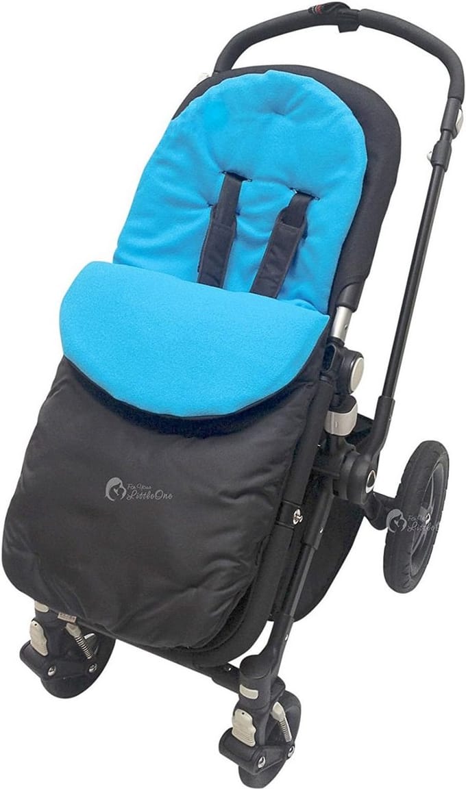 Warm Voetenzak voor Kinderwagen Turquoise - Universele Pasvorm