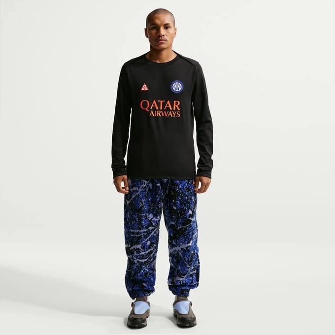 Inter Milan lange mouwen prematch shirt ACG Academy Pro 2025/26