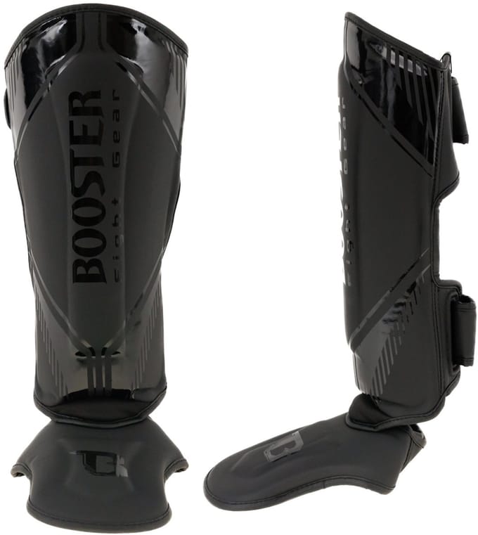 Booster Bangkok Series 5 - Scheenbeschermers kickboksen - S - Navy / Zwart