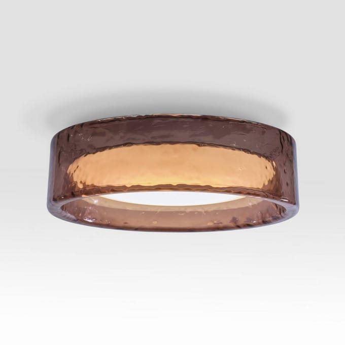 MARSET LED plafondlamp Ringo, Ø 70 cm, roze kunststof, CCT