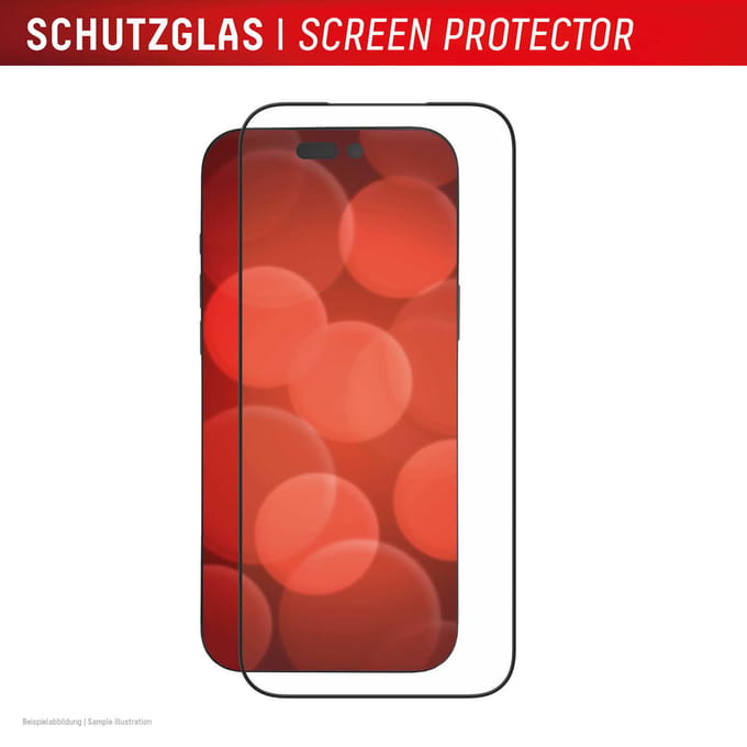 Displex Premium Glass Full Cover Anti-Reflex Screenprotector geschikt voor Apple iPhone 17 Pro Max