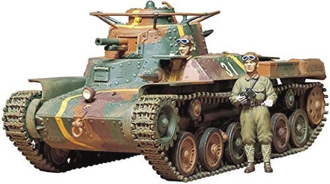 1:35 WWII Japanse militaire tank Type 97 Chi-Ha modelbouwset