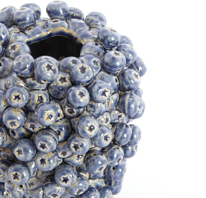 Light & Living - Vaas BERRIES - Ø20x22.5 cm - Blauw
