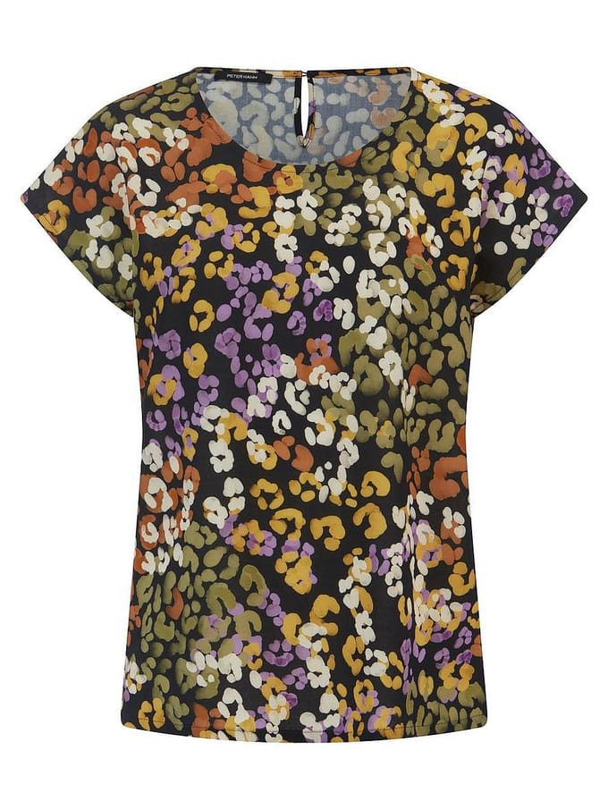 Blouse Van Peter Hahn bruin