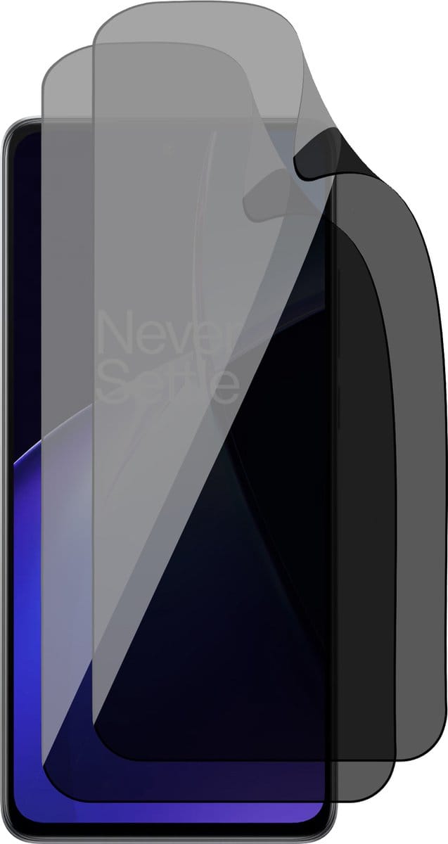 Privacy Screenprotector geschikt voor OnePlus Nord CE 4 Lite - 2x FlexGuard Screen Protector