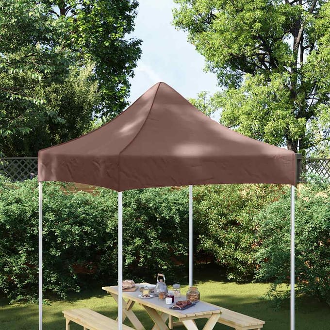vidaXL - Partytentdak - 270 - g/m² - 2x2 - m - bruin