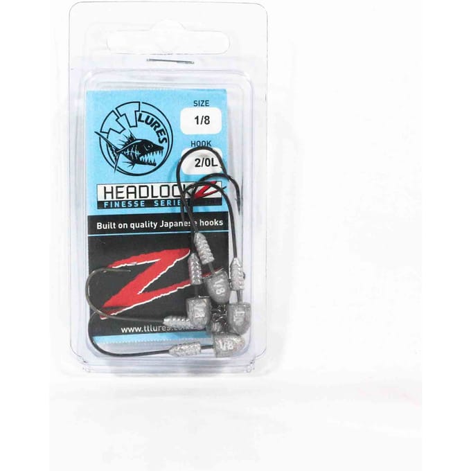 Tackle Tactics TT Headlockz Finesse jigkop 1/8 oz 2/0 5/pack (3801)