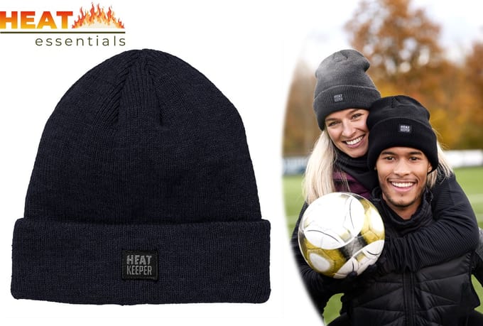 Unisex Thermo Muts - Navy - One Size - Beanie - Fleece Voering - Wind/Waterproof - Muts Heren - Muts Dames