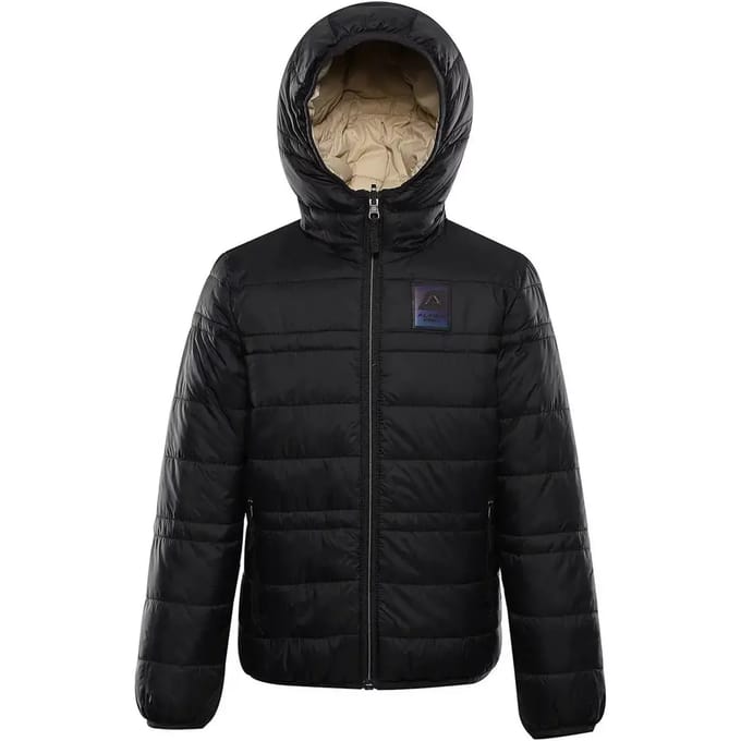 Alpine Pro Douwo Jas Zwart 164-170 cm Kinderen
